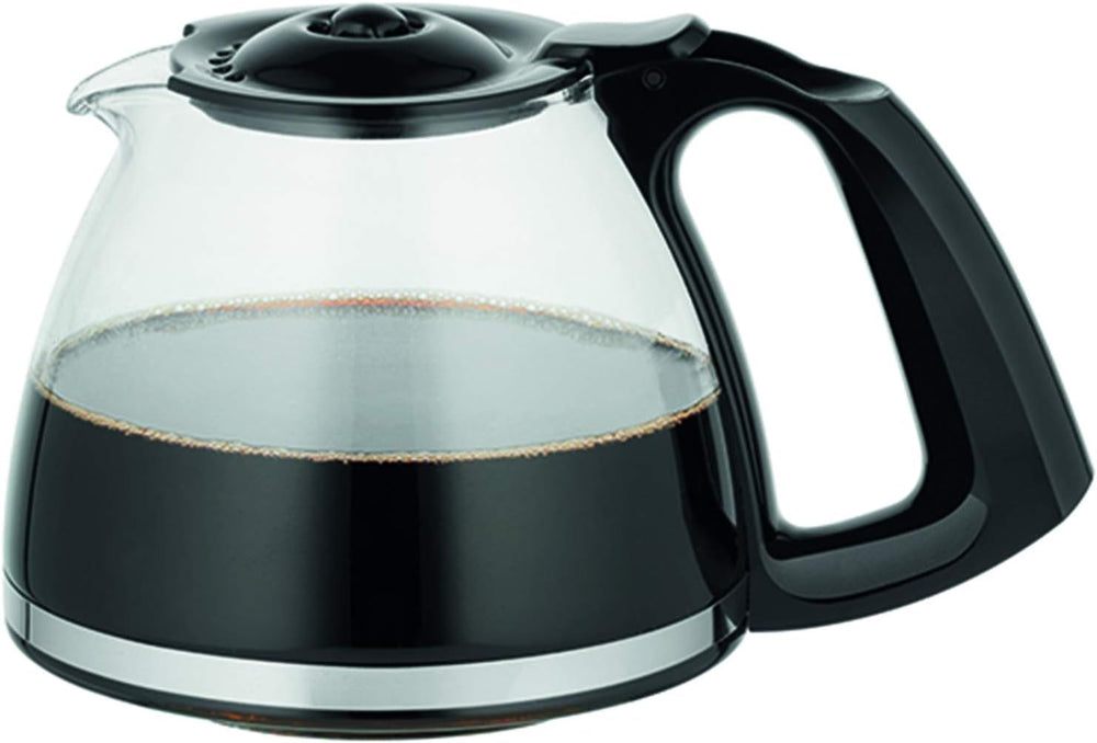 Espressor Subito cu filtru, carafă din sticlă, 10-15 cești, capacitate 1,25 l, funcție de oprire automată, filtru detașabil, indicator nivel apă, oțel inoxidabil, roșu/negru, FG360D