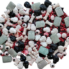 Essbare Dekorationen, Süßigkeiten und Streusel für Halloween, 100 Gramm Streusel Naty Shop