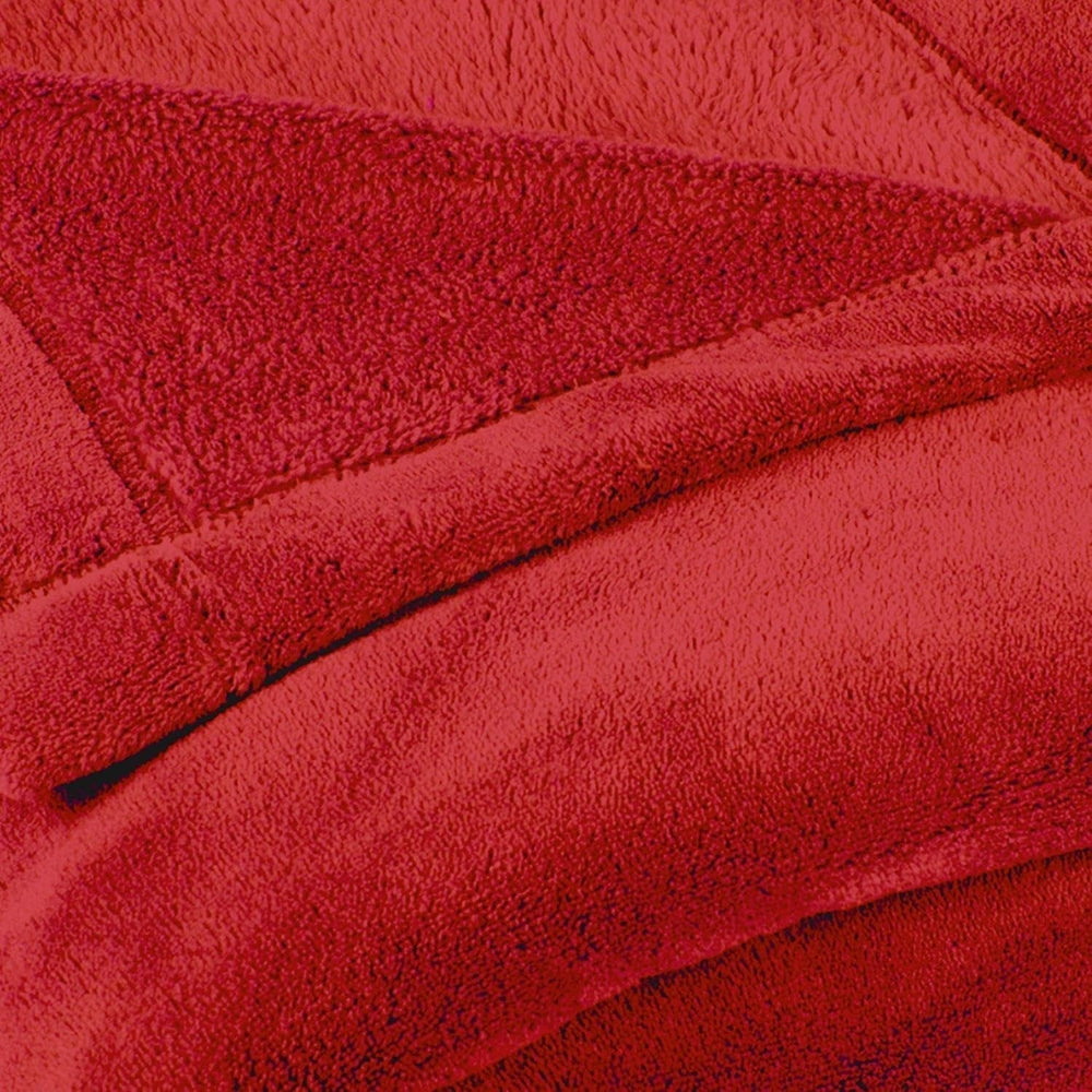 Celinatex pătură pufoasă XXL 220 X 240 Cm roșu pătură canapea cald pătură moale microfibră Fleece Oeko-Tex Montreal Paturi si Cuverturi Besuche den CelinaTex-Store