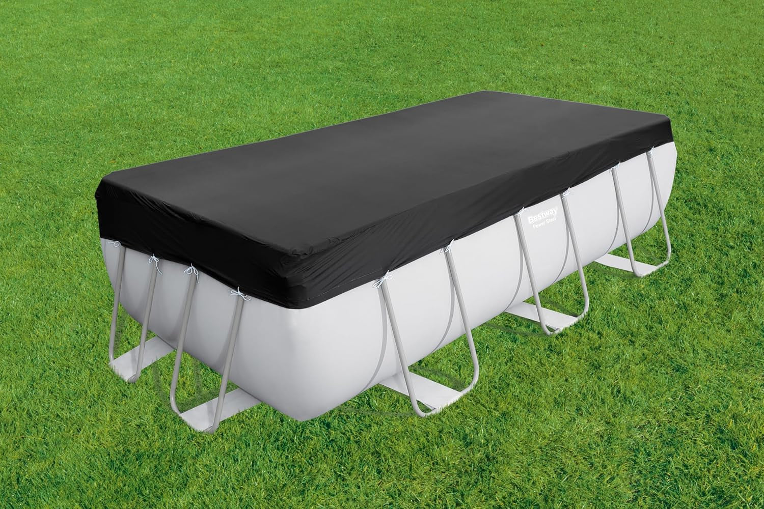 Prelată Bestway PVC 396 x 185 cm, neagră, dreptunghiulară
