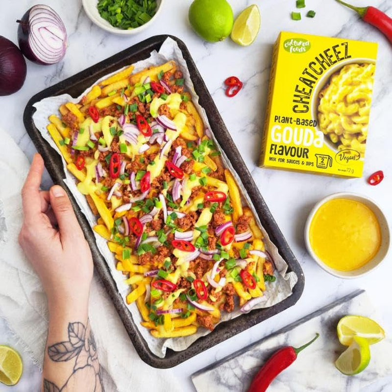 Cultured Foods Vegan 3er Set Vegan Mac And Cheese, Gouda Sauce, Cheddar Sauce, Laktosefrei Glutenfrei MAC & CHEEZ CHEATCHEEZ