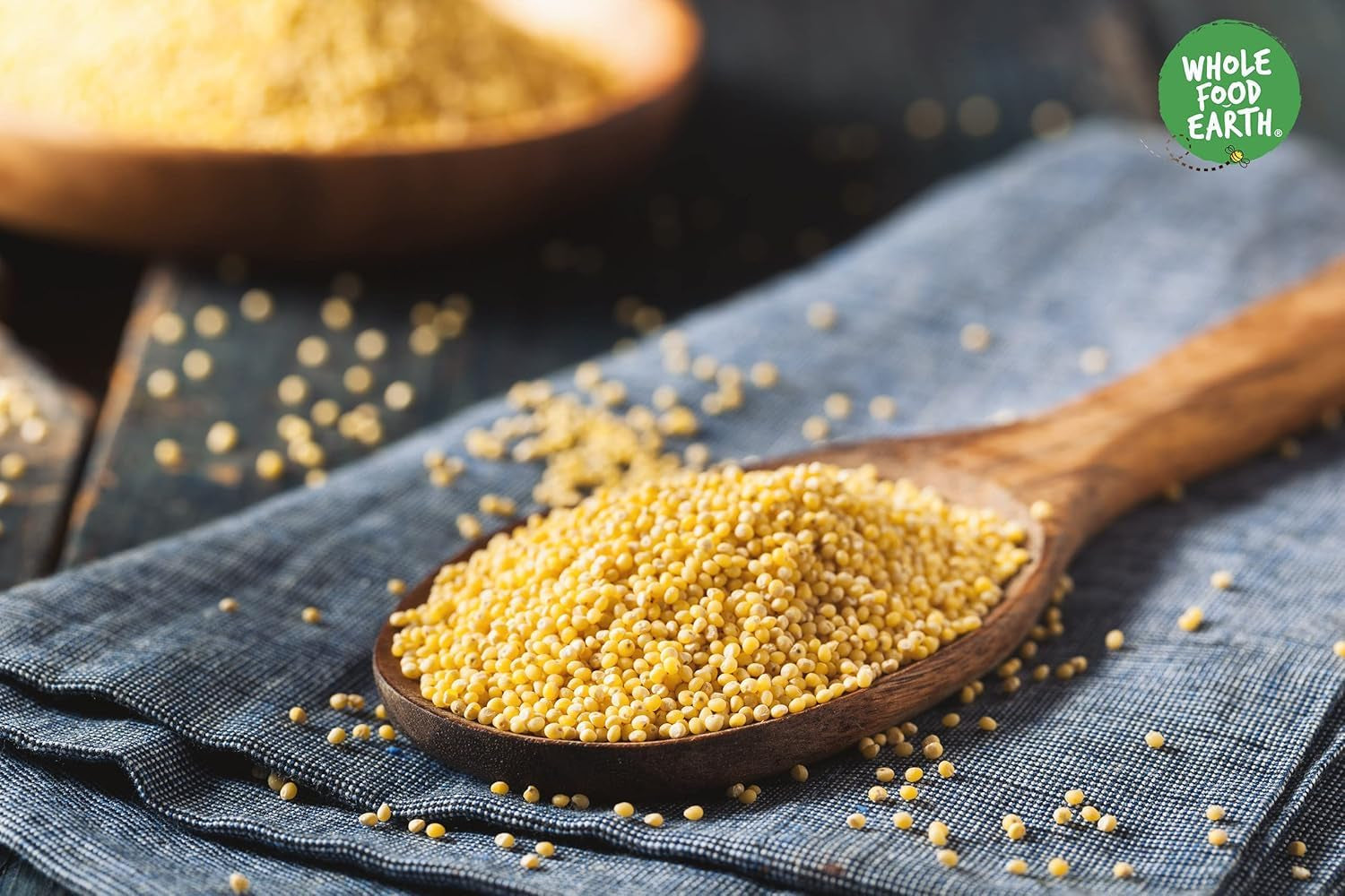 Boabe de mei integrale Earth - fără OMG - naturale - vegane - fără lactate - fără zahăr adăugat - 1 kg