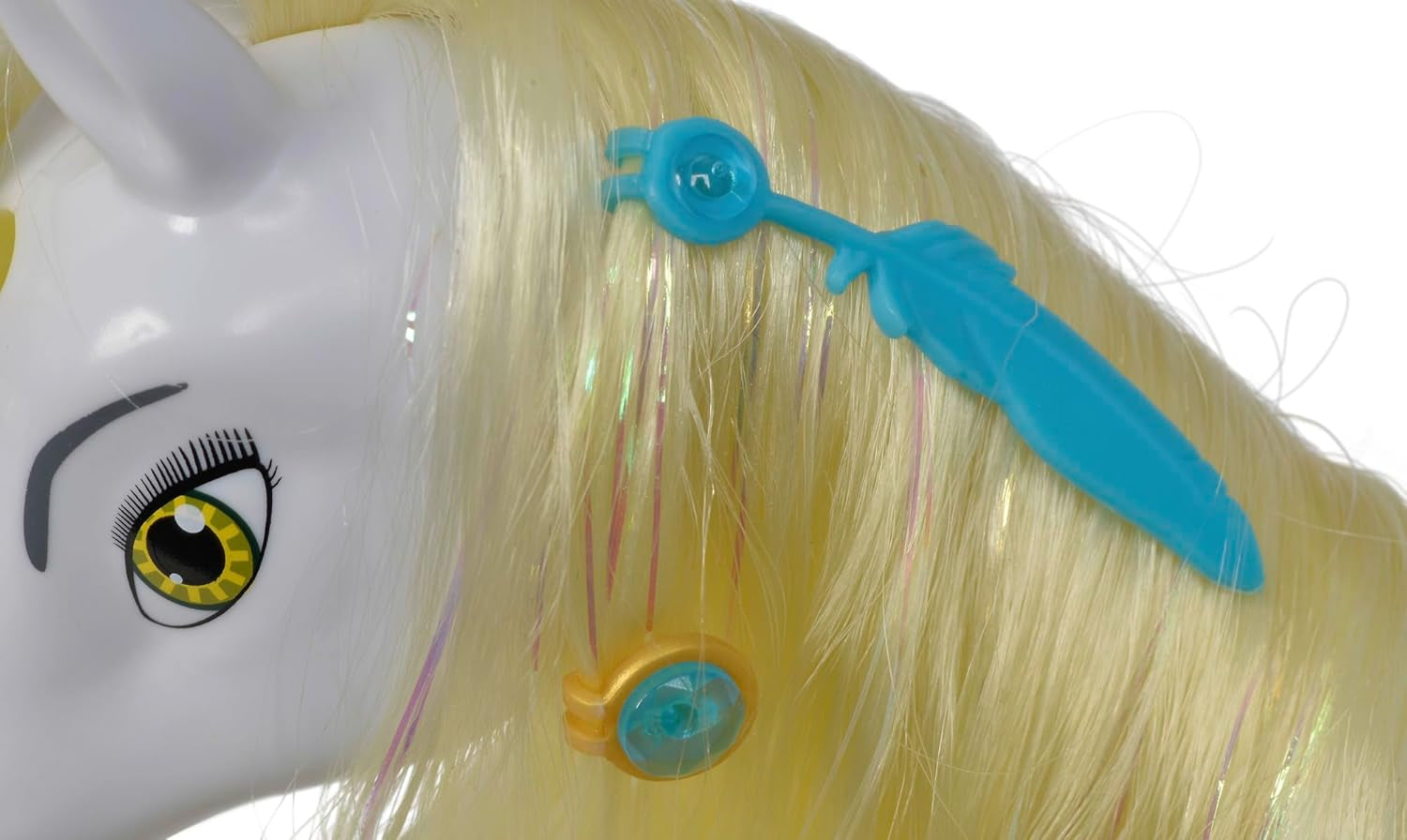 Simba 109480093 - Mia and Me Einhorn Onchao, mit beweglichen Flügeln, Haarspangen, Stylingbürste, Spielpferd, Pony, Centopia, ab 3 Jahren, rosa Naty Shop Dolls