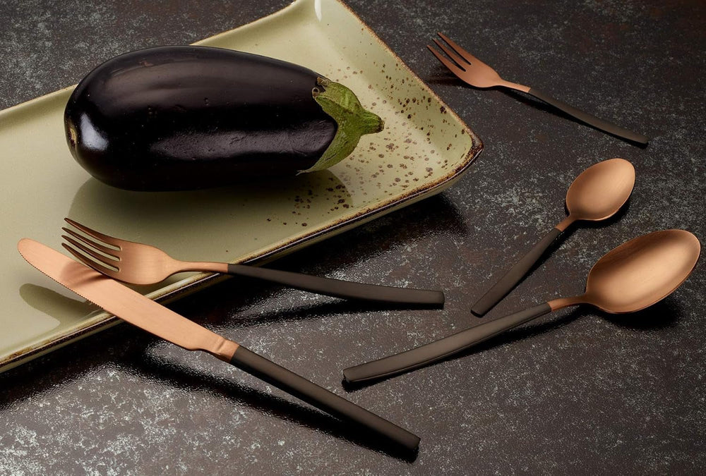 Besteckset Echtwerk Positano Due-Bronze, Black Edition, 20-teilig, 4 Personen Kitchen Naty Shop