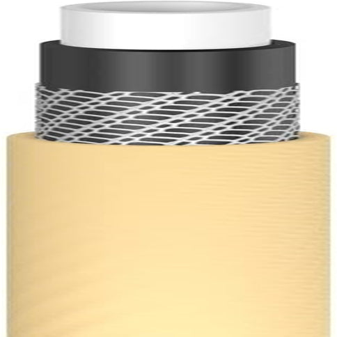 Furtun de grădină Cellfast GROW, durabil, flexibil, cu 4 straturi, tricotat ATS durabil, rezistent la UV și alge, fără metale grele, 27 bar, -20/+60°C, închidere de 1/2", 15m