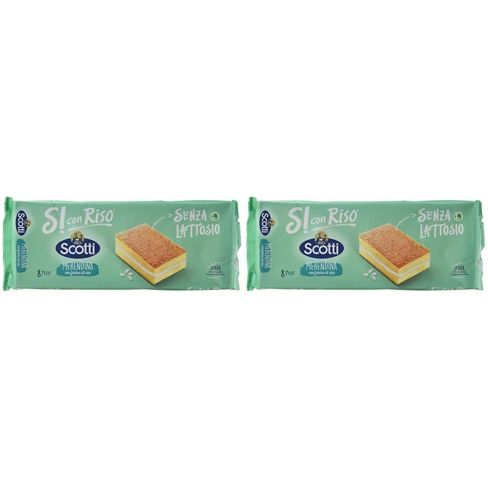 Da cu orez - Gustări cu făină de orez - Gustări fără lactoză, fără ulei de palmier - 8 porții