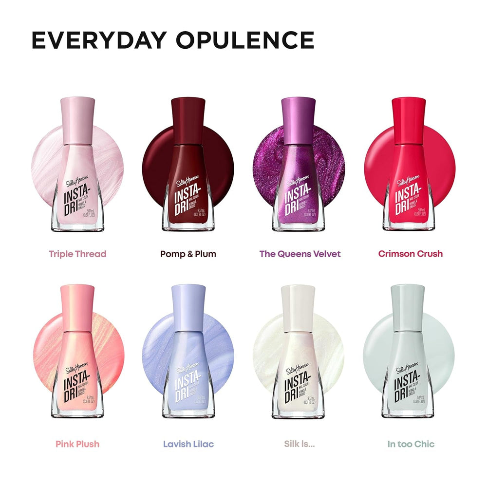 Oja Insta Dri Pink Plush, uscare rapidă, formulă vegană, culoare de lungă durată, 9,17 ml