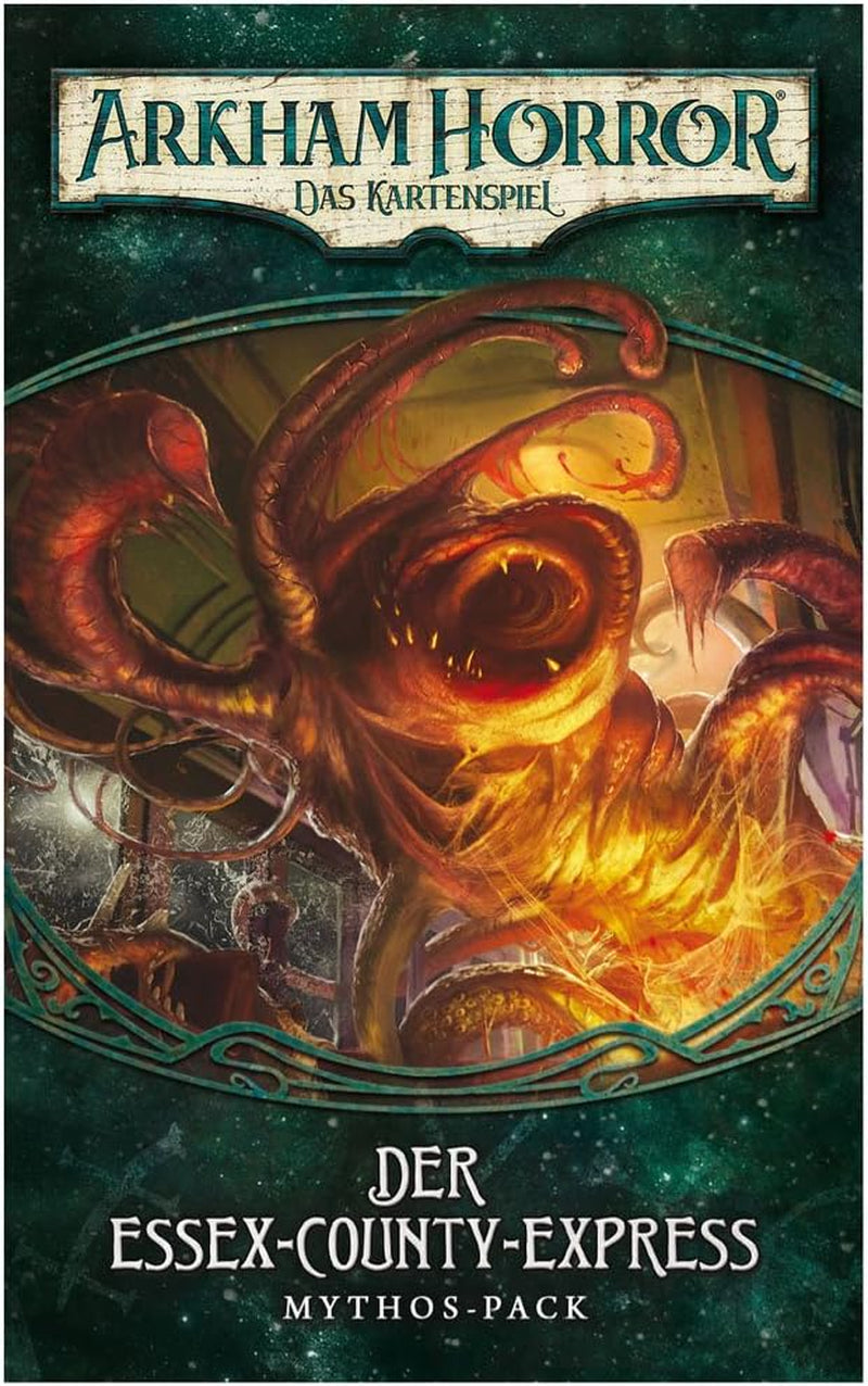 Fantasy Flight Games, Arkham Horror: LCG, Joc de bază, Joc pentru experți, Joc de cărți, 1-4 jucători, Vârste 14+, 45+ minute, Germană, Multicolor, Colorat