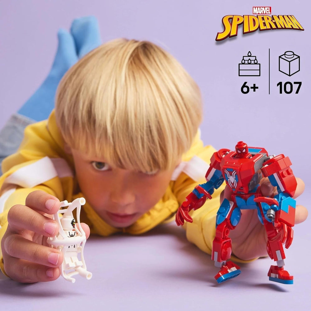 LEGO Marvel Spider-Man Mech Vs. Anti-Venom – Superhelden-Spielzeug mit 2 Minifiguren – Actionfigur mit beweglichen Armen, Beinen und Fingern – Geschenk für Jungen und Mädchen ab 6 Jahren. 76308 Besuche den LEGO-Store Bausets