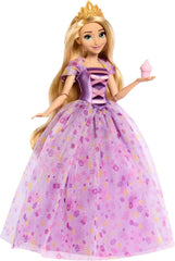 Mattel Disney Prinzessin Geburtstagsfeier Rapunzel Deluxe Modepuppe, inspiriert vom Disney-Film Rapunzel Neu verföhnt“, Geschenke für besondere Anlässe für Kinder und Sammler, HYC38