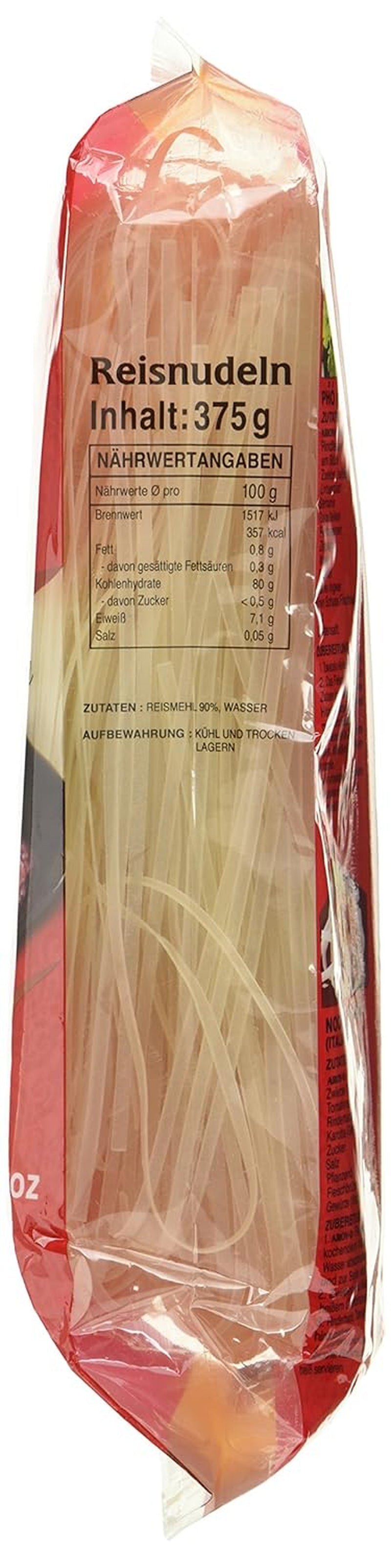 Aroy-D Reisnudeln, glutenfrei, 3-mm-Packungen (1 Packung x 375 g)