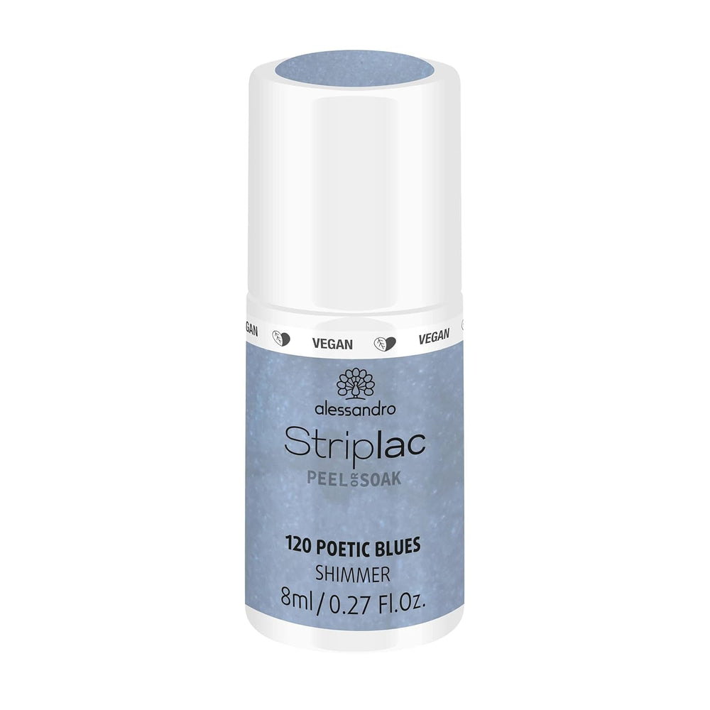 Oja UV alessandro Striplac Lavender Lemonade – Delicată și de lungă durată – Îndepărtare ușoară datorită tehnologiei de îndepărtare – Vegană și cruelty-free – 8 ml