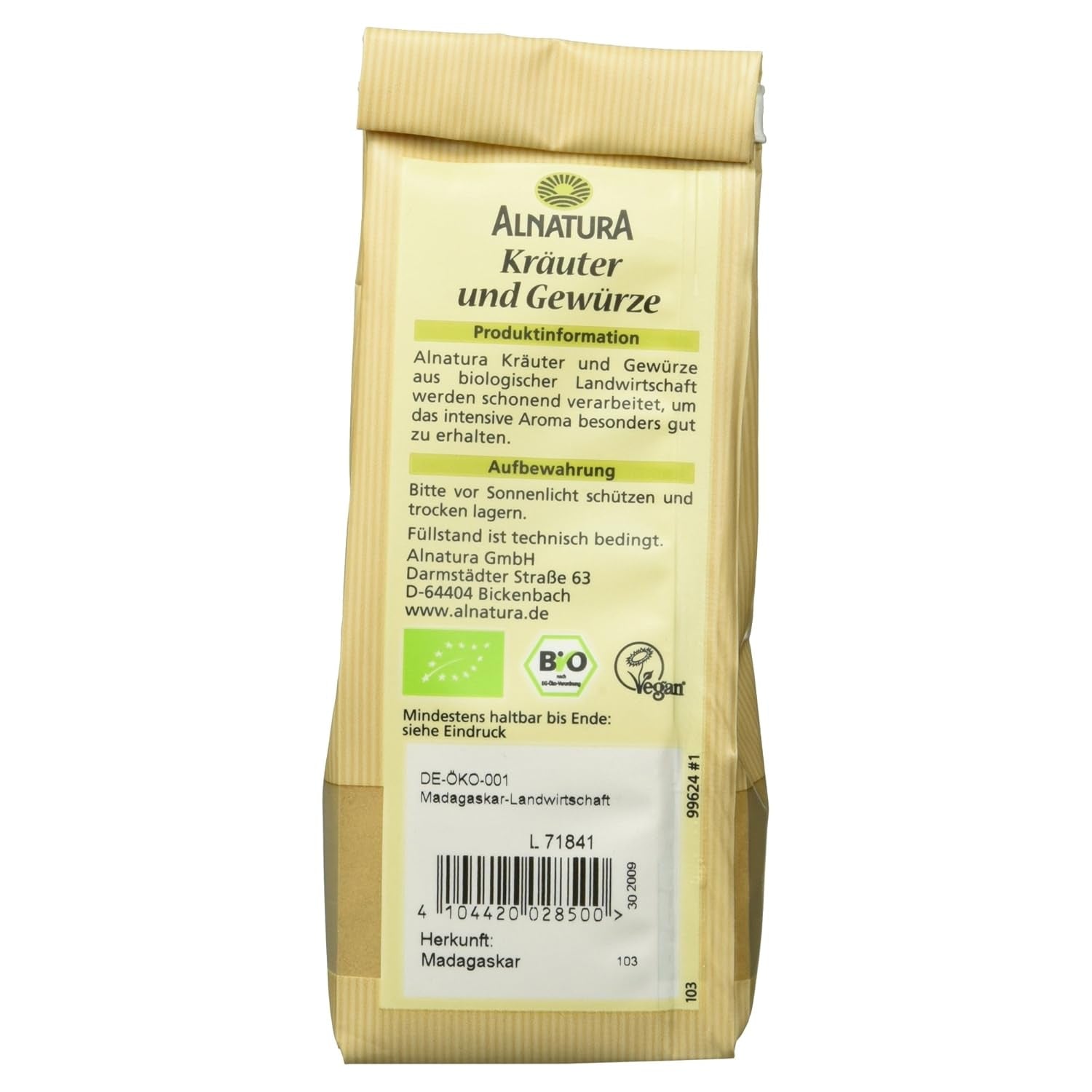Bio Ceylond Zimt gemahlen, 50g