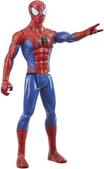 Marvel Titan Hero Series Spider-Man-Actionfigur, 30 cm großer Superheld mit beweglichen Gliedmaßen, kompatibel mit anderen Spider-Man-Spielzeugen für Kinder ab 5 Jahren. Actionfiguren Naty Shop Single Spider-Man