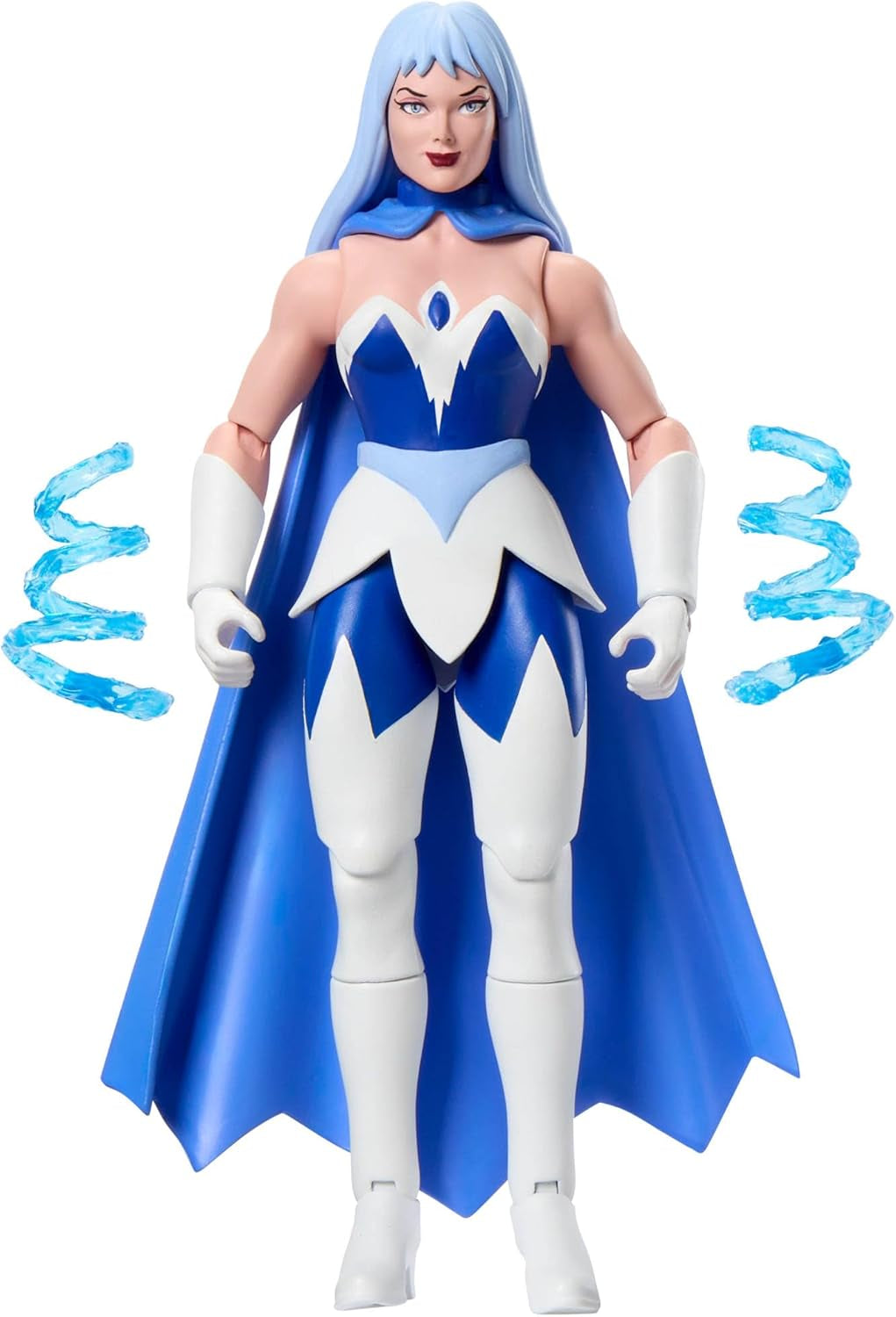 Masters of the Universe Origins Actionfigur Cartoon Collection Frosta, ca. 14 cm groß, aus der TV-Serie der 1980er Jahre, Prinzessin der Macht mit Eiskraft, detailliertes Design und Umhang, JBM87 Actionfiguren Naty Shop
