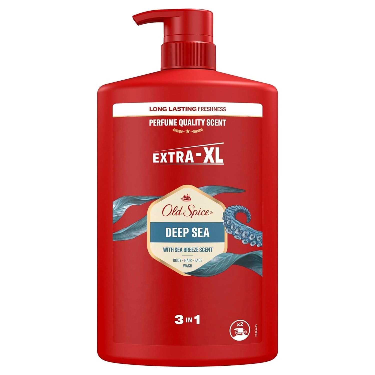 Old Spice Captain 3-In-1 Gel de duș și șampon pentru bărbați, 1 litru Duș și baie Naty Shop Deep Sea