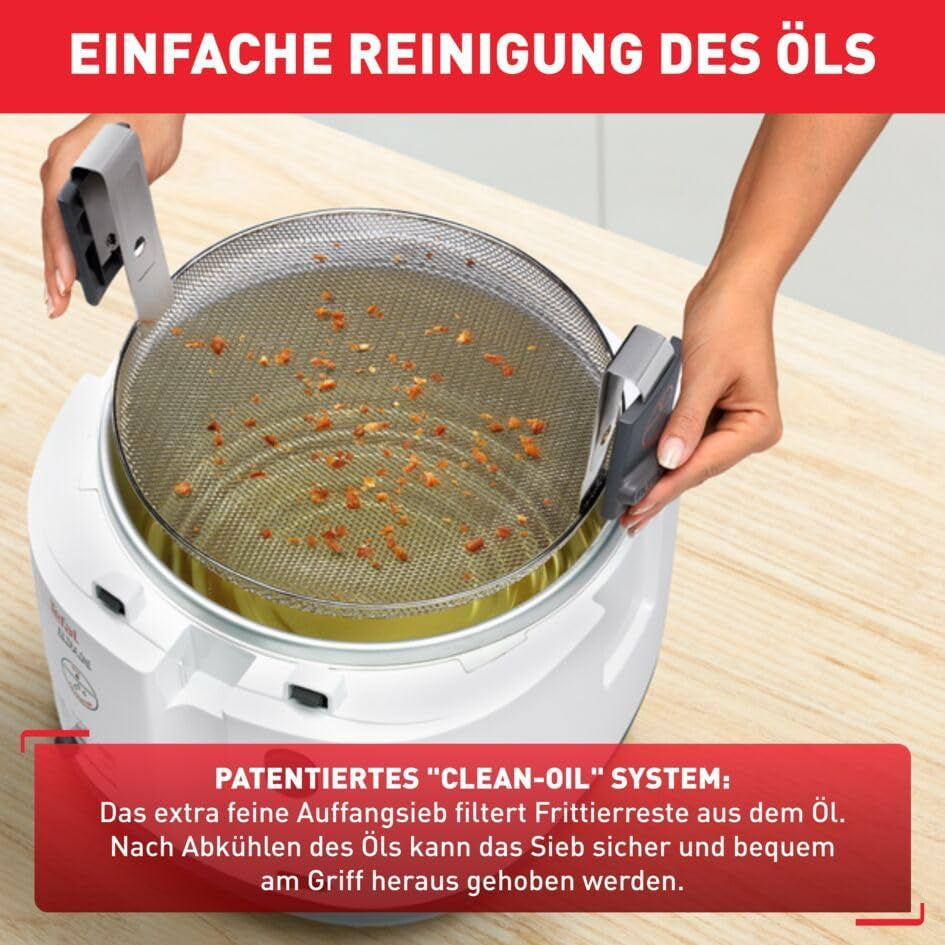 Tefal FF1631 Filtra One Fritteuse, 1.900 W, Kapazität 1,2 kg Haushaltsgeräte Naty Shop
