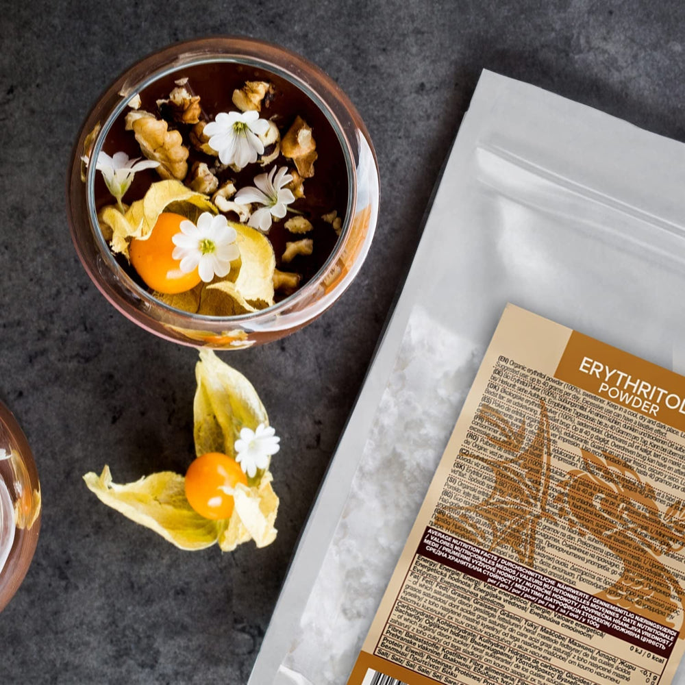 Bio-Erythrit – Pulver, 100 % Bio, vegan, kalorienfrei – 1 kg Süßstoffe Naty Shop