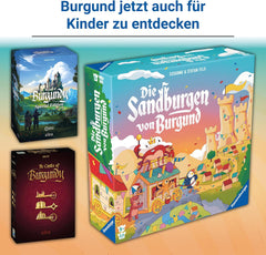 Ravensburger 24687 Burgundy Sandcastles – Spiel für Kinder ab 5 Jahren, für 2–4 Spieler