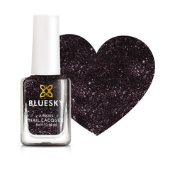 Oja pentru unghii Bluesky Kids - Stardust, maro, ușor de aplicat, non-toxică, pe bază de apă, ojă plană pentru copii, 5 ml, pachet de 1