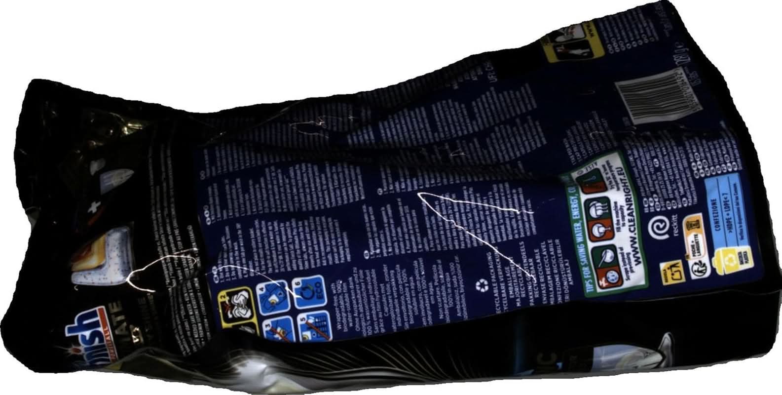 Finish Ultimate plus Infinity Shine Citrus Dishwasher Tabs – Tabs für die Spülmaschine, Intensivreinigung – 105 Kapseln, Zitrone Naty Shop