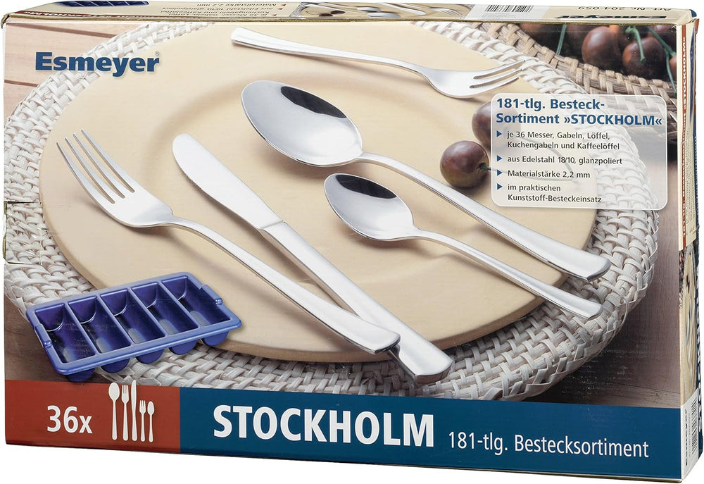Sparset STOCKHOLM 204-059, 181 Teile, mehrfarbig Kitchen Naty Shop