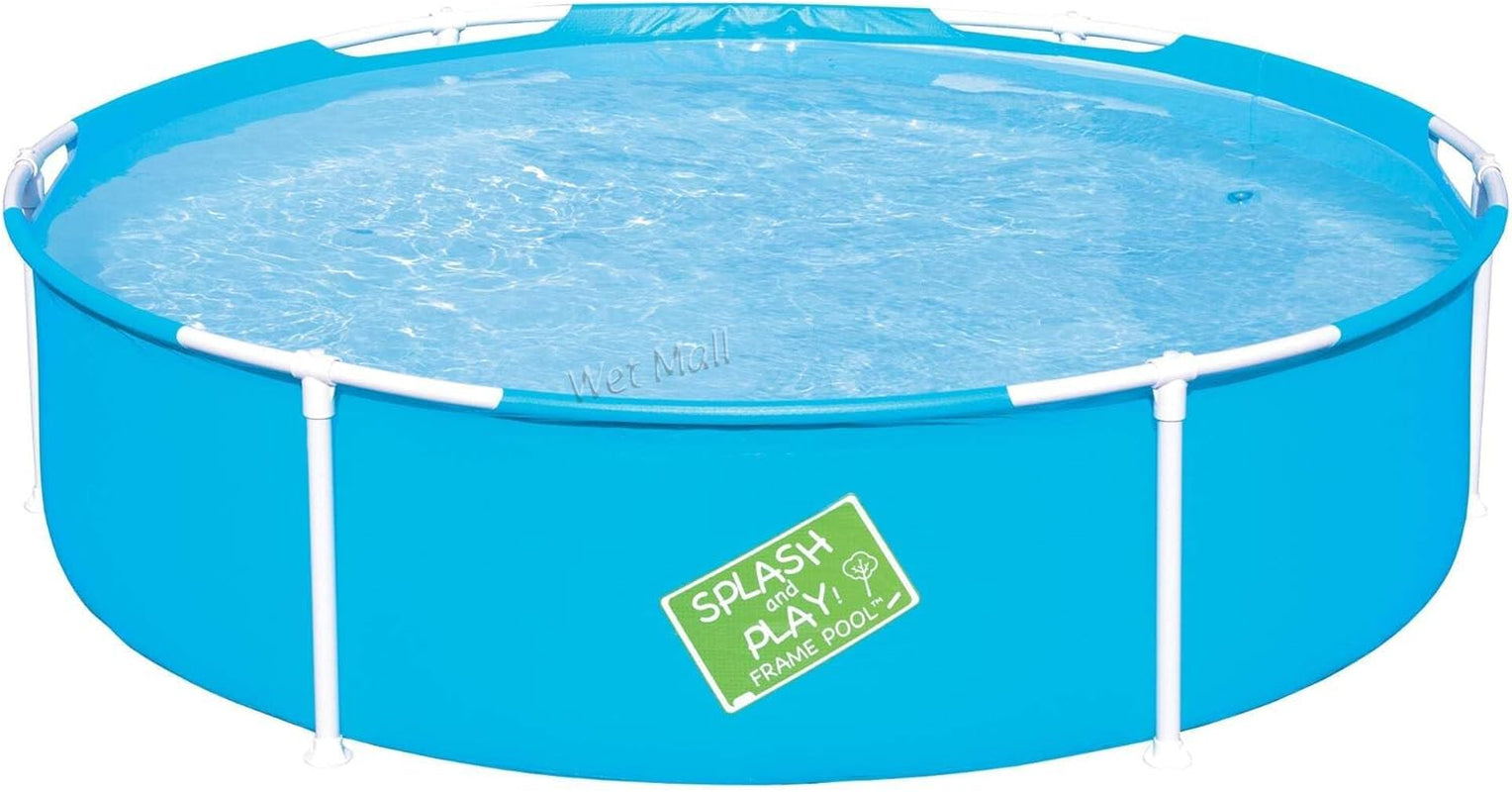 Bestway My First Frame Pool, piscină pentru copii, 152 x 38 cm, 56283, albastru, 152 x 152 x 38 cm