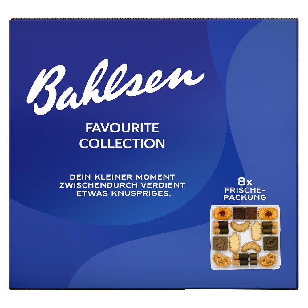 Bahlsen Favourite Collection XL, 1 pachet, mix pentru aluat crocant și napolitane cu lapte și ciocolată neagră (8 x 227 g/ 1816 g)