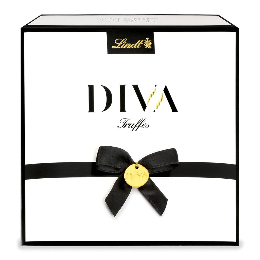 Lindt Chocolate - Colier Praline DIVA | 182 g | Cutie cu 16 praline în 4 sortimente delicioase | Cadou de ciocolată | Cadou de ciocolată