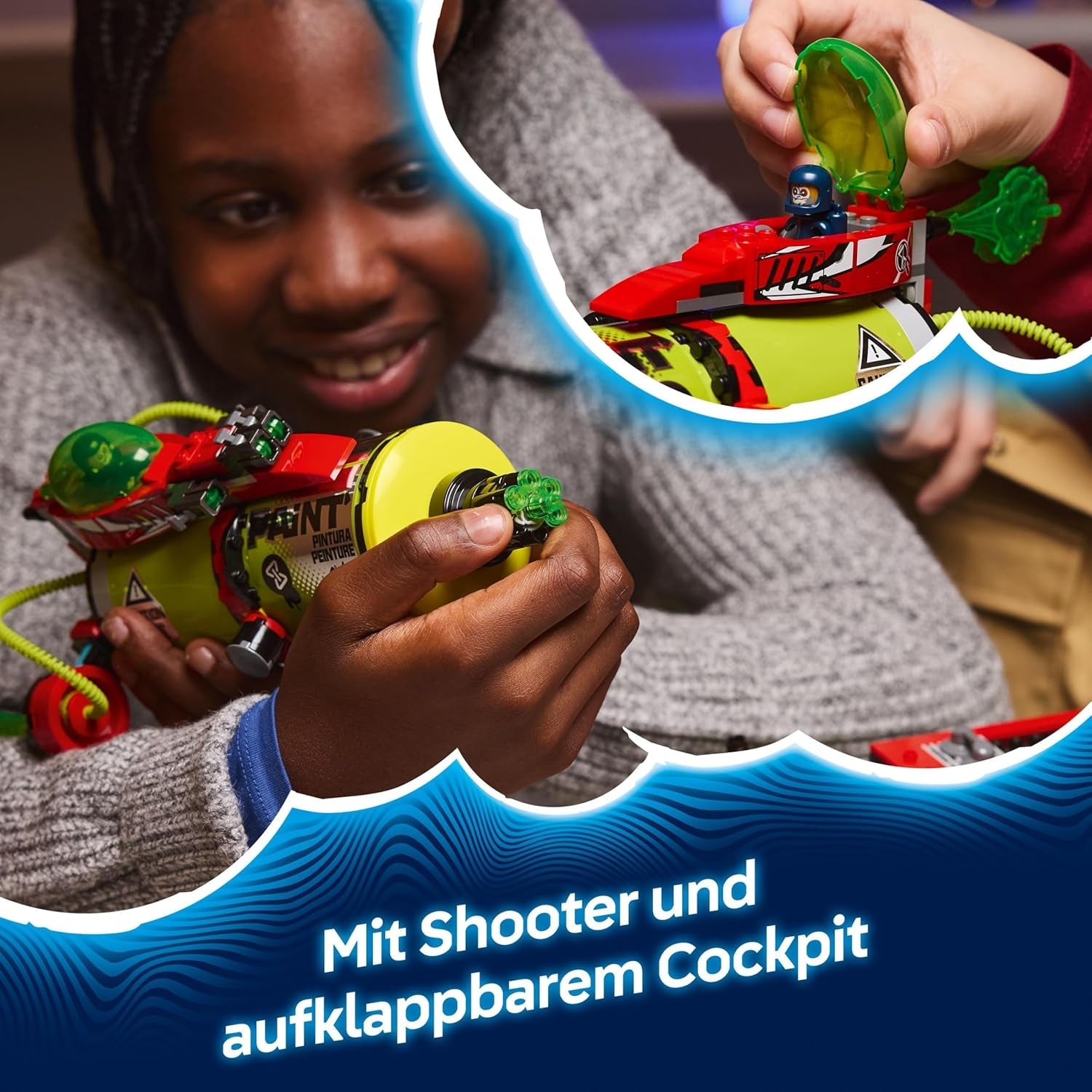 LEGO DREAMZzz Mateos Sprühdosen-Truck - Spielzeug mit 2 Baumodi, modularen Boostern und 5 Minifiguren, darunter Cooper und Mr. Oz - Geburtstagsgeschenk für Mädchen und Jungen ab 9 Jahren - 71499