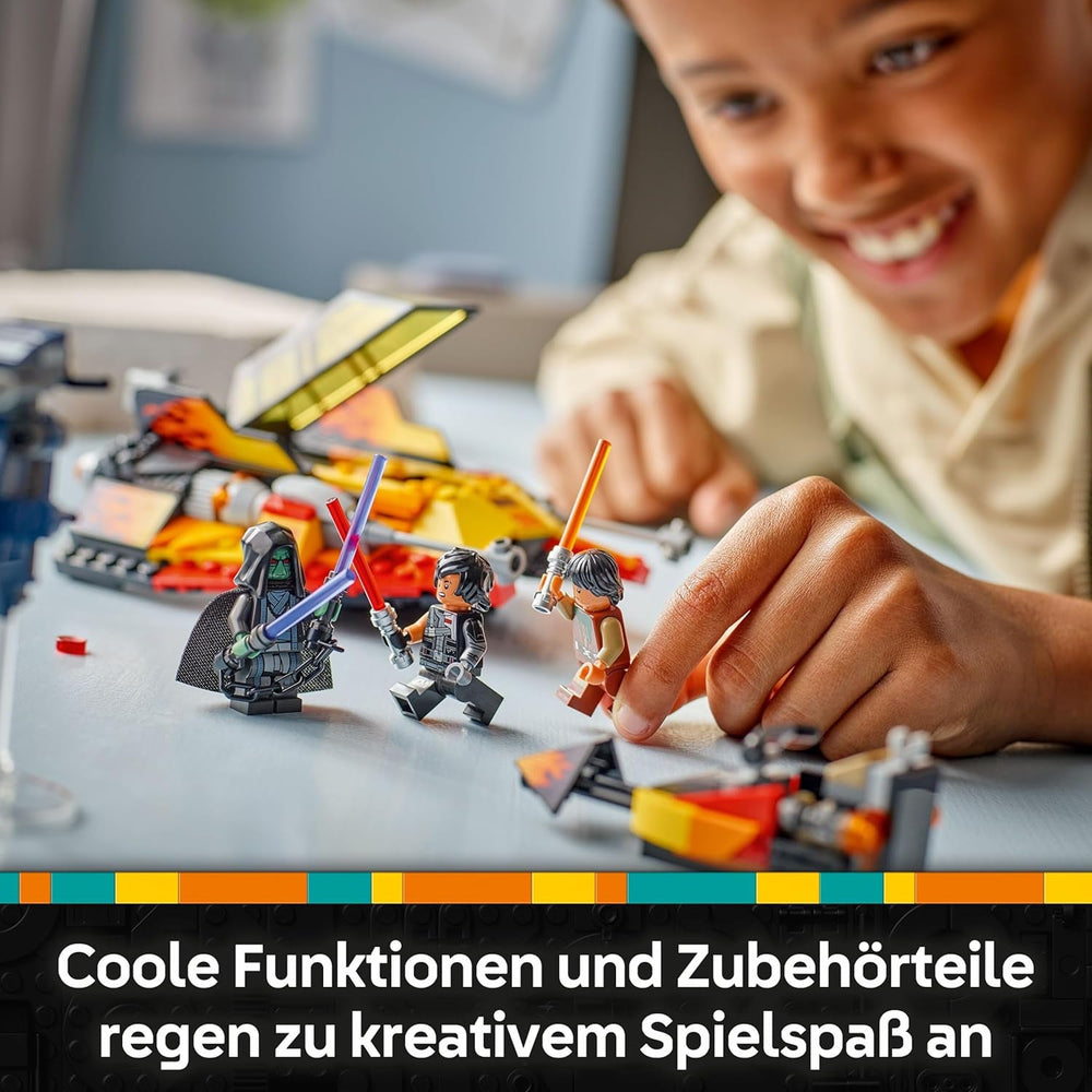 LEGO Star Wars The Force Burner Snowspeeder – Spielzeug zum Bauen und Sammeln mit 3 Minifiguren mit Lichtschwertern & Speederbike - Geschenk für Jungen ab 7 Jahren & Rebuild the Galaxy Fans - 75414