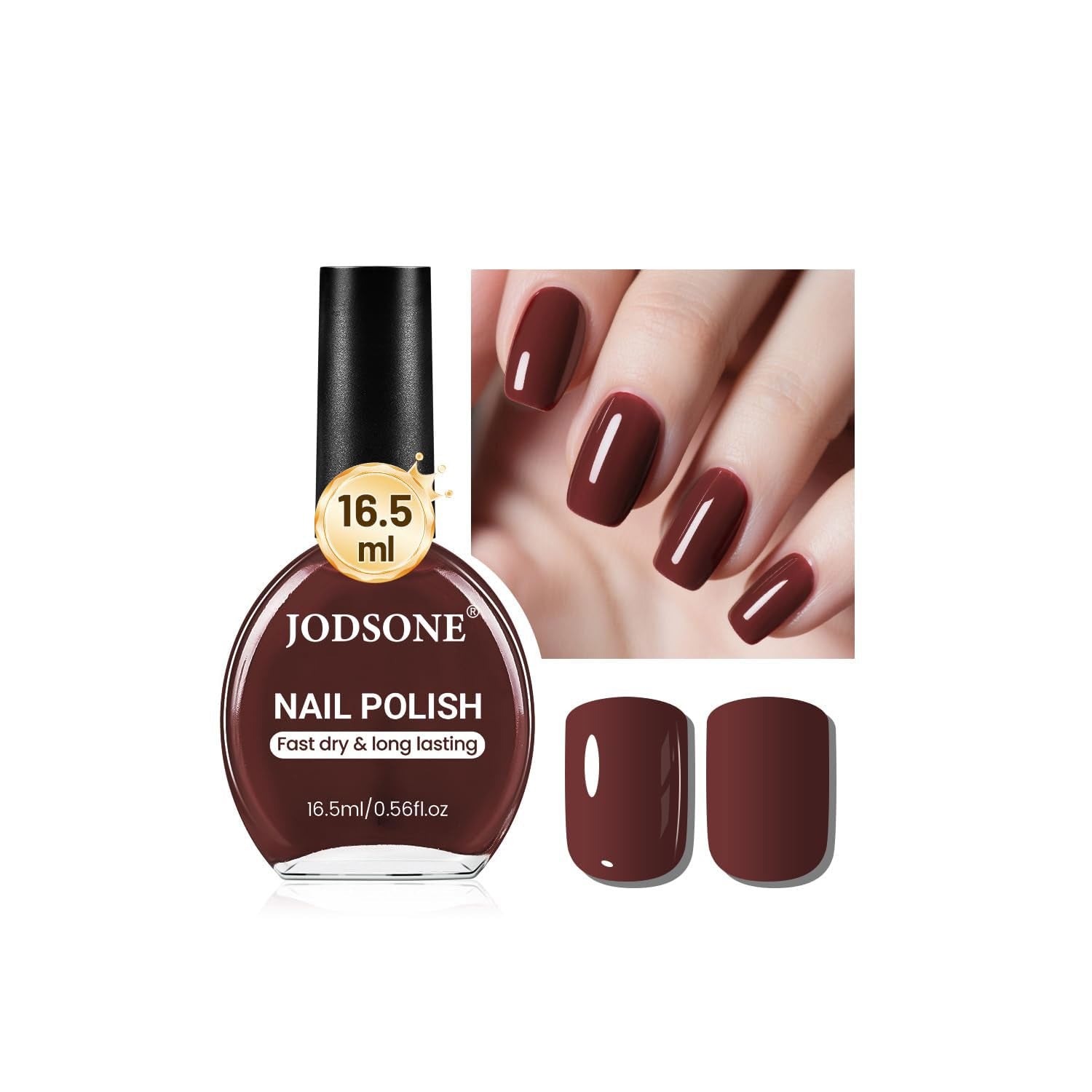 JODSONE Oja Roz Pădure 16,5 ml, Volum Mare, Oja Roz Deschis cu Uscare Rapidă, Culoare de Lungă Durată și Uscare Rapidă, Nail Art DIY, Manichiură Acasă, Cadou pentru Femei