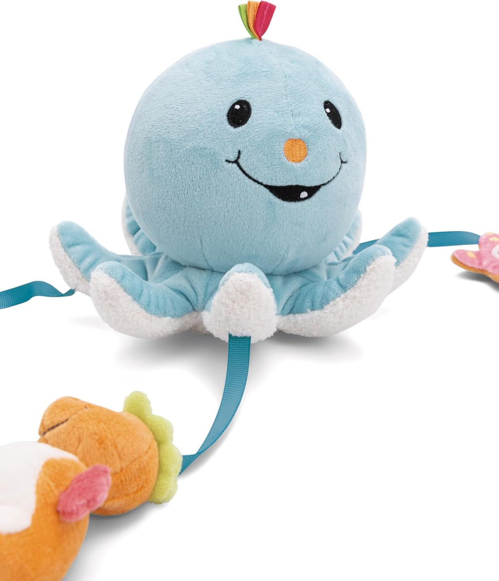 Jucărie de baie Octily 18x14cm incl. 3 figurine în cutie cadou 23.5x17x13.5cm albastru - jucărie cu elemente de prindere - jucărie pentru copii pentru baie pentru prindere și joacă Jucarii Bebe Naty Shop