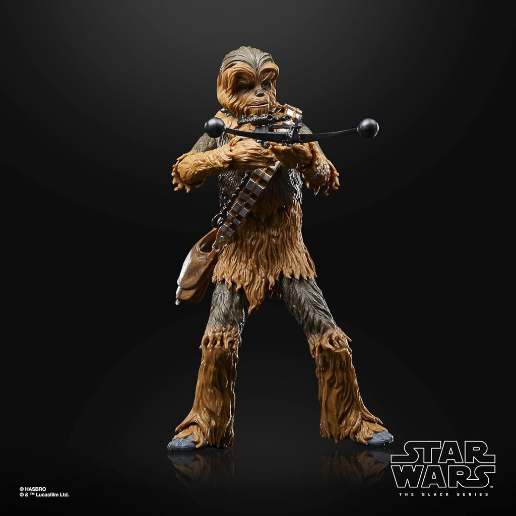 Star Wars Seria Neagră Chewbacca, Figura de acțiune Întoarcerea cavalerului Jedi, 15 cm Action figures Naty Shop