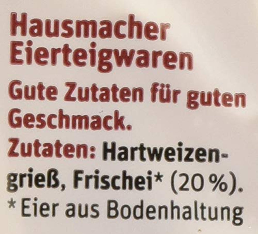 tegut... Nudeln mit Ei, Korkenzieher, 1 x 500 g