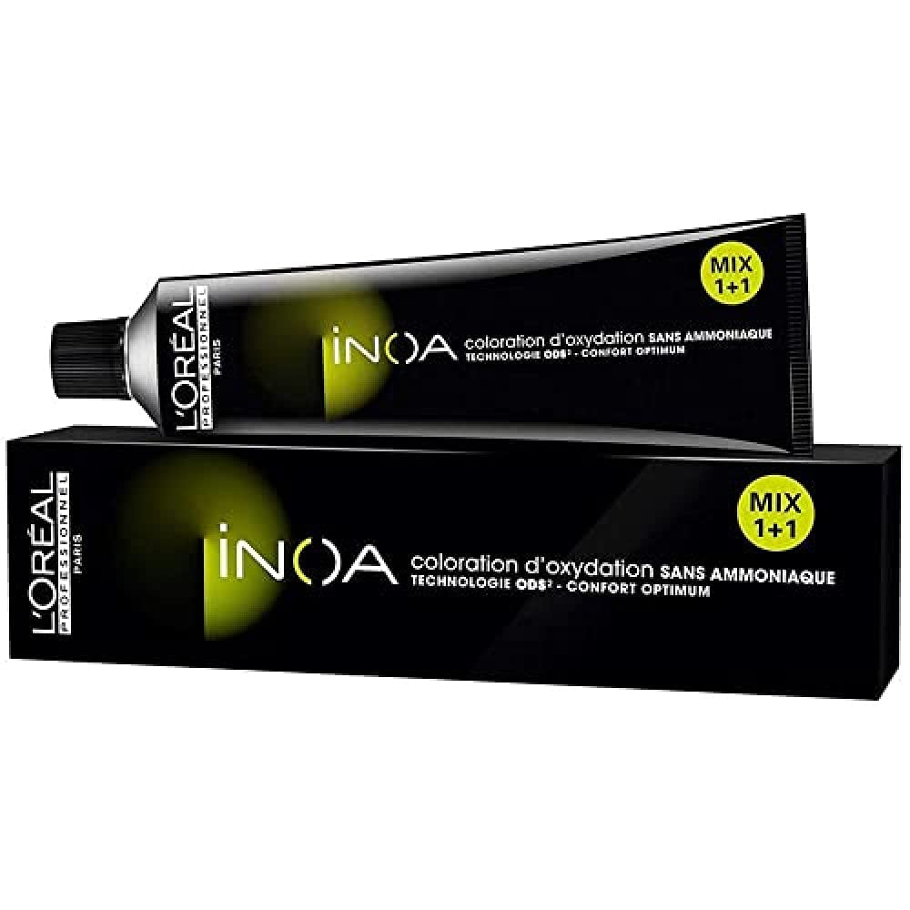 L'Oréal Professionnel INOA Colorație oxidativă fără amoniac 4 maro mediu, 1 pachet, (1x 60 ml) Vopsea pentru par Naty Shop 6.3 Aur blond închis 60 G (1 pachet)