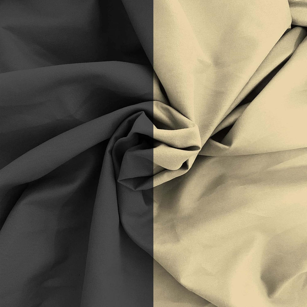 Lenjerie de pat italiană Estivo pat dublu, microfibră, castan/gri, 260 X 270 Cm Plapumi si pilote Naty Shop