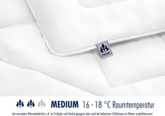 Irisette Merino Ganzjahresdecke – Hergestellt in Deutschland – Übergangsdecke aus Schurwolle, 135 x 200 cm, Weiß, Öko-Tex-zertifizierte Steppdecken und Quilts Naty Shop