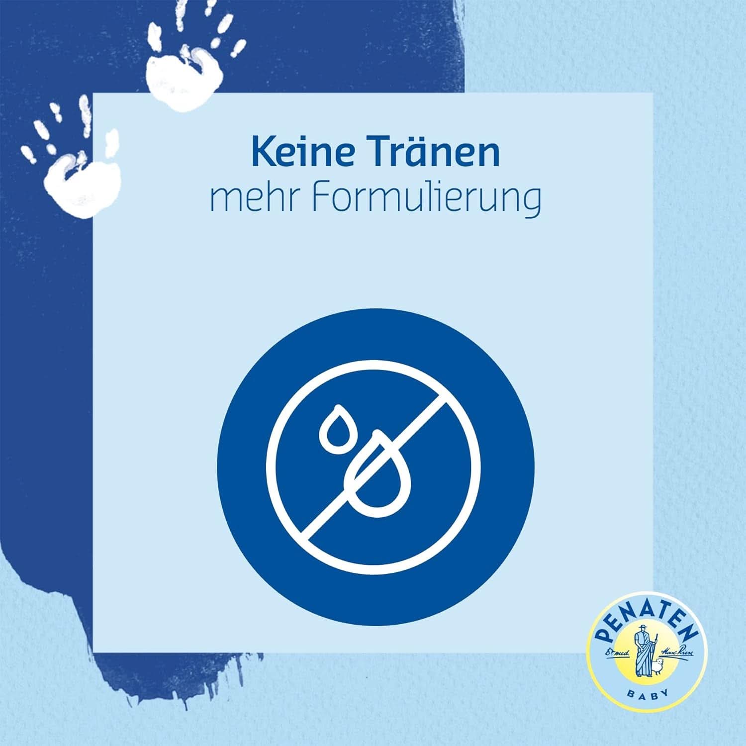 PENATEN Wasch- und Duschcreme (400 ml), Duschgel und Shampoo für Babys, formuliert ohne Parabene und Farbstoffe. Mutter und Kind Naty Shop