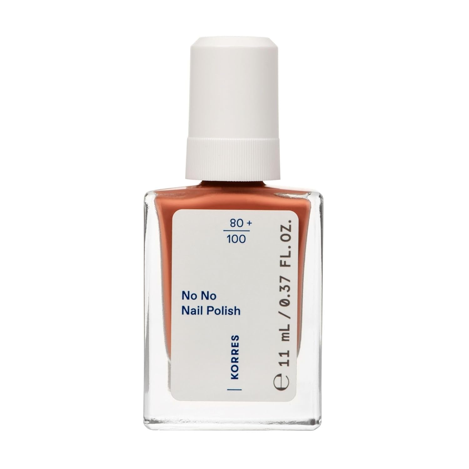 Bază de ojă KORRES No No - bază vegană 10% fără eliberare, pentru o culoare de lungă durată, rezistentă la ciobire, 11 ml - unghii îngrijite natural, fără substanțe nocive