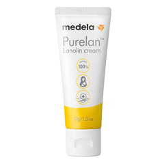 Medela Purelan 37G Lanolin Brustwarzencreme – Creme gegen wunde Brustwarzen und trockene Haut, 100 % natürlich, hypoallergen. Zubehör Essen und Stillen Bebe Naty Shop