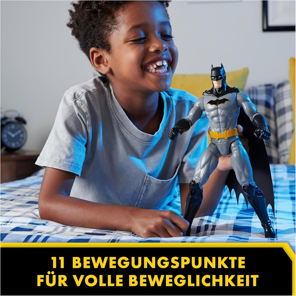 Batman S1 Actionfigur, 30 cm hoch, voll beweglich für spannende Abenteuer und actiongeladene Stunts, Spielzeug für Kinder ab 4 Jahren, Actionfiguren im Original-Comic-Design Naty Shop