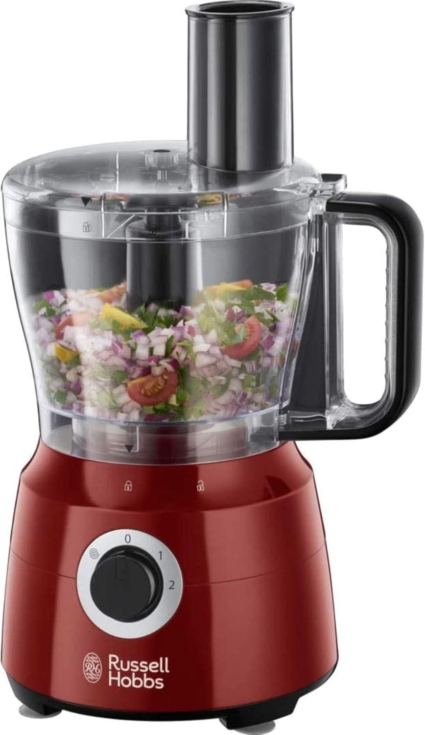 Russell Hobbs Standmixer [1.5L Glasbehälter] Desire Rot (Starker 0.9PS Motor, Impuls-/Ice-Crush-Funktion, Edelstahlmesser, Bpa-Frei Mixer, Elektrischer Zerkleinerer, Smoothie-Maker) 24720-56 Mutter und Kind Naty Shop Küchenmaschine