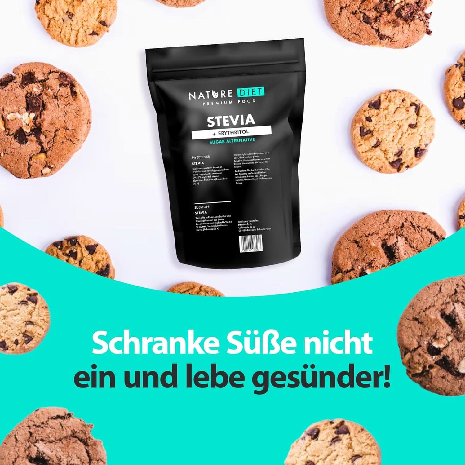 Nature Diet - Îndulcitor Stevia, 1 Kg Indulcitori Naty Shop