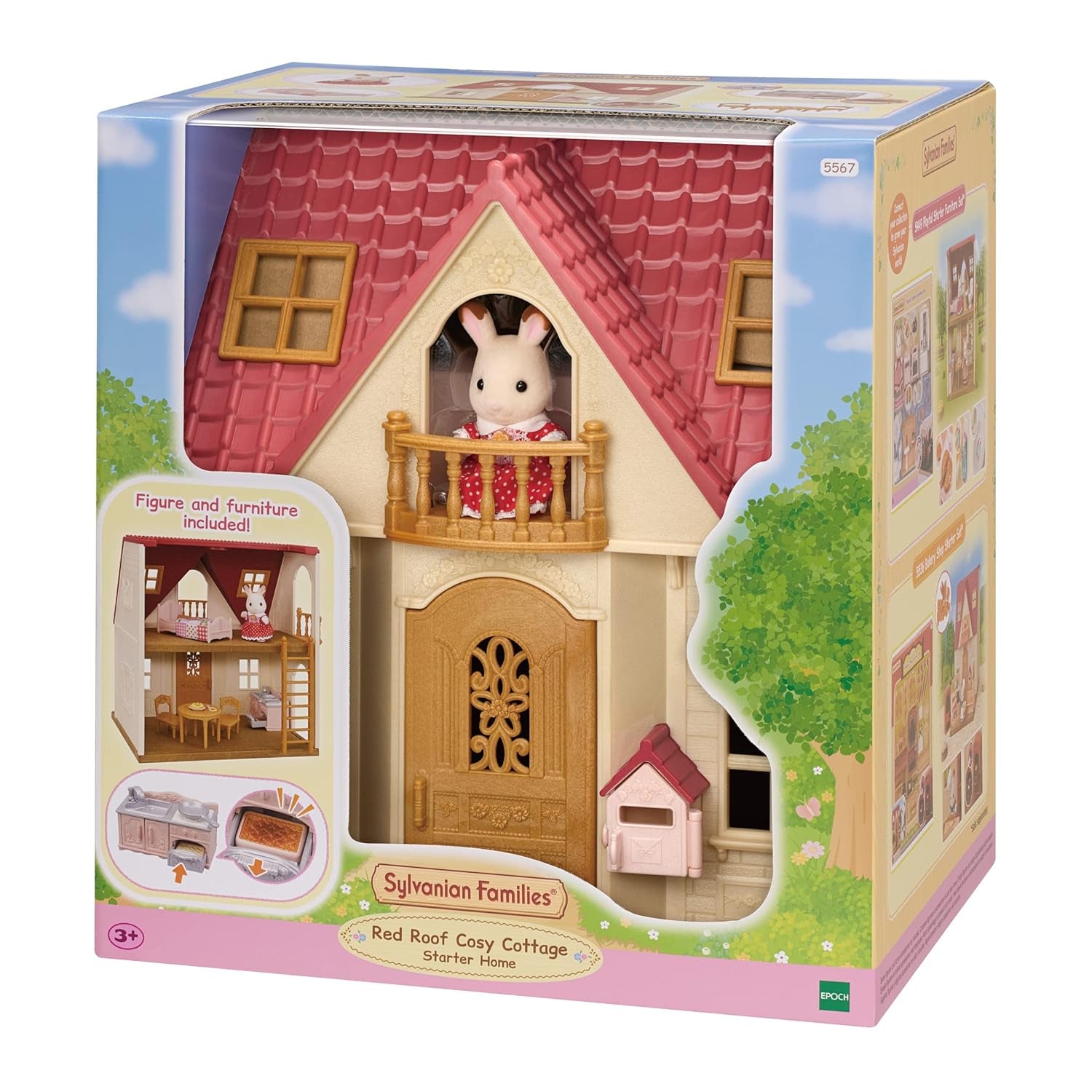 L5567 Căsuță pentru începători NOUĂ, Multicoloră L5706 Familia Iepurașului de Lapte - Figurine pentru casă de păpuși