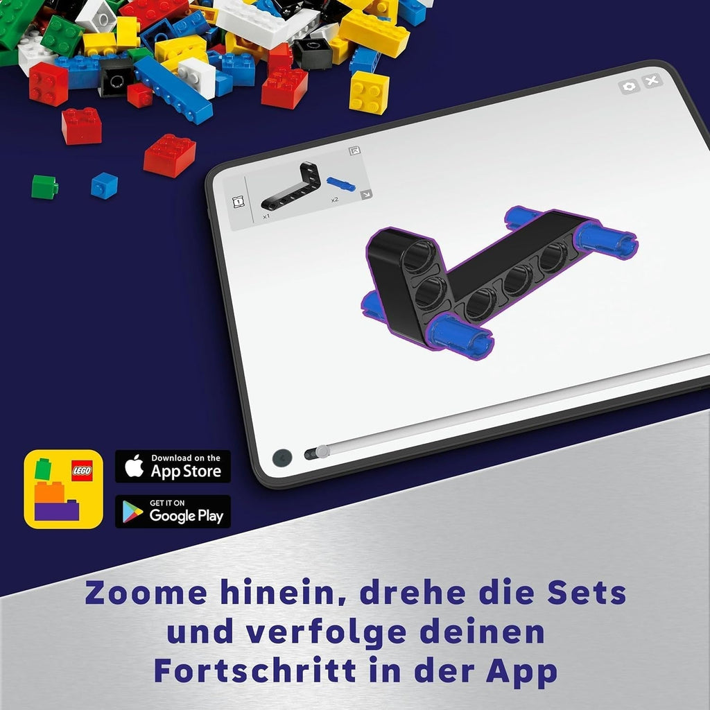 LEGO Technic Mars Exploration Rover, jucărie spațială, bazată pe nave spațiale NASA, set de construcție spațială, jucărie pentru copii, cadou pentru băieți și fete cu vârsta de 11+ 42180 Seturi de constructie Besuche den LEGO-Store