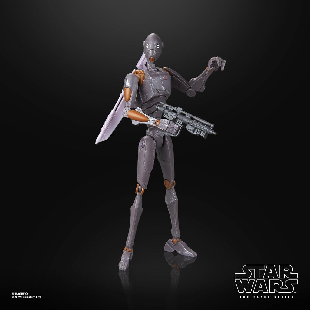 Star Wars Seria Neagră Commander Droid, Star Wars: Războiul Clonelor Premium colecționabil Figura de acțiune (15 Cm) Action figures Naty Shop