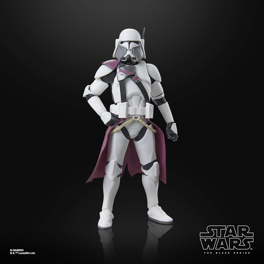 Star Wars seria neagră Clone Commander Bacara, Star Wars: Ahsoka Premium figurină de colecție (15 cm) Action figures Naty Shop