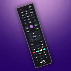 Televizor JVC LT-40VF4455 de 40 de inci, televizor Full HD cu diagonală de ecran de 102 cm și tuner triplu integrat, televizor LED negru