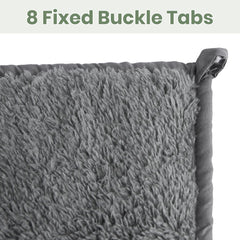 Schwere Decke zum Schlafen von Erwachsenen, 8 kg, Grau, 150 x 200 cm, Kuscheldecke, gewichtete Decke, flauschige Rettungsdecke, gute Nachtbetten und Decken